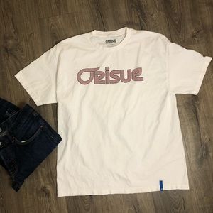Mens white Orisue T-shirt